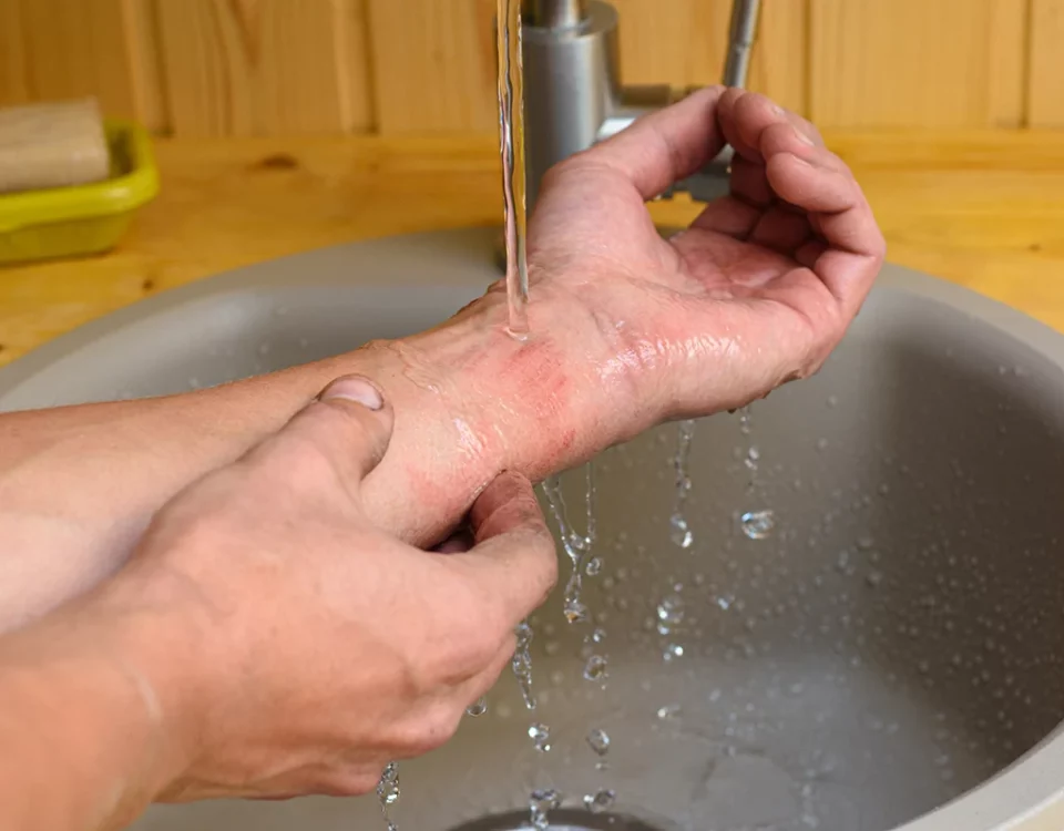 درمان سوختگی با آب جوش چیست؟